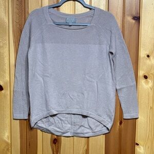 Pure Collection Taupe Cashmere Sweater sz4. Small